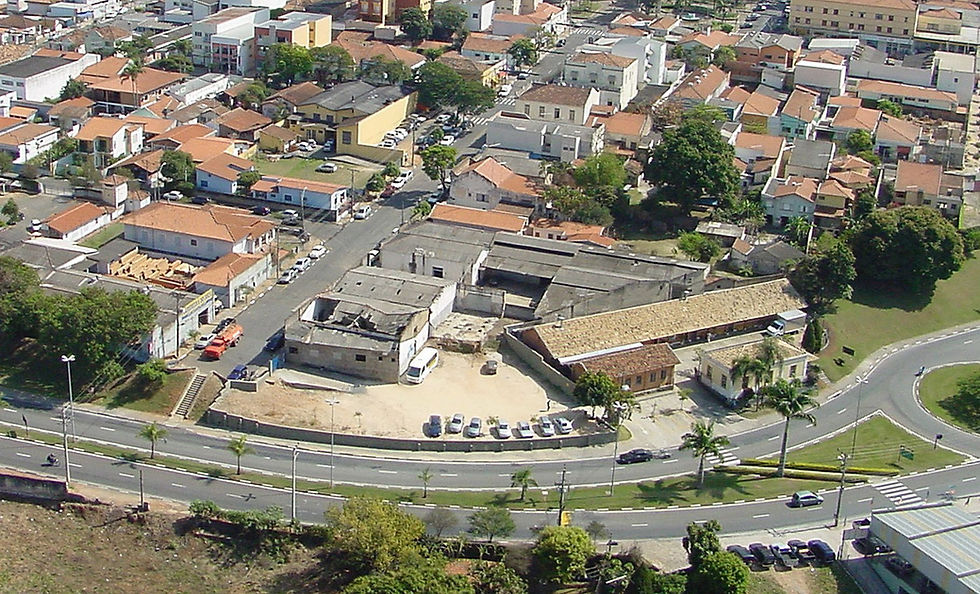 Vista aérea da indústria que marcou gerações em Jaguariúna - Fotos selecionadas por Josí Panini, do Arquivo Histórico Permanente da Casa da Memória Padre Gomes
