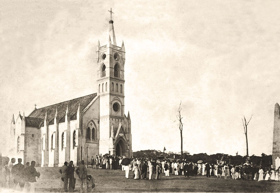 Marco da fundação de Jaguariúna, a Matriz Centenária de Santa Maria foi inaugurada em 1894 - Foto: Acervo Casa da Memória