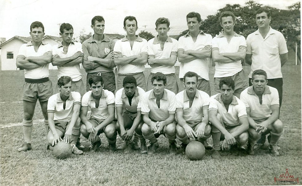 Uma das inúmeras escalações com a presença de Lauro Ferrete no União Esportiva Jaguariense - Foto: Casa da Memória Padre Gomes