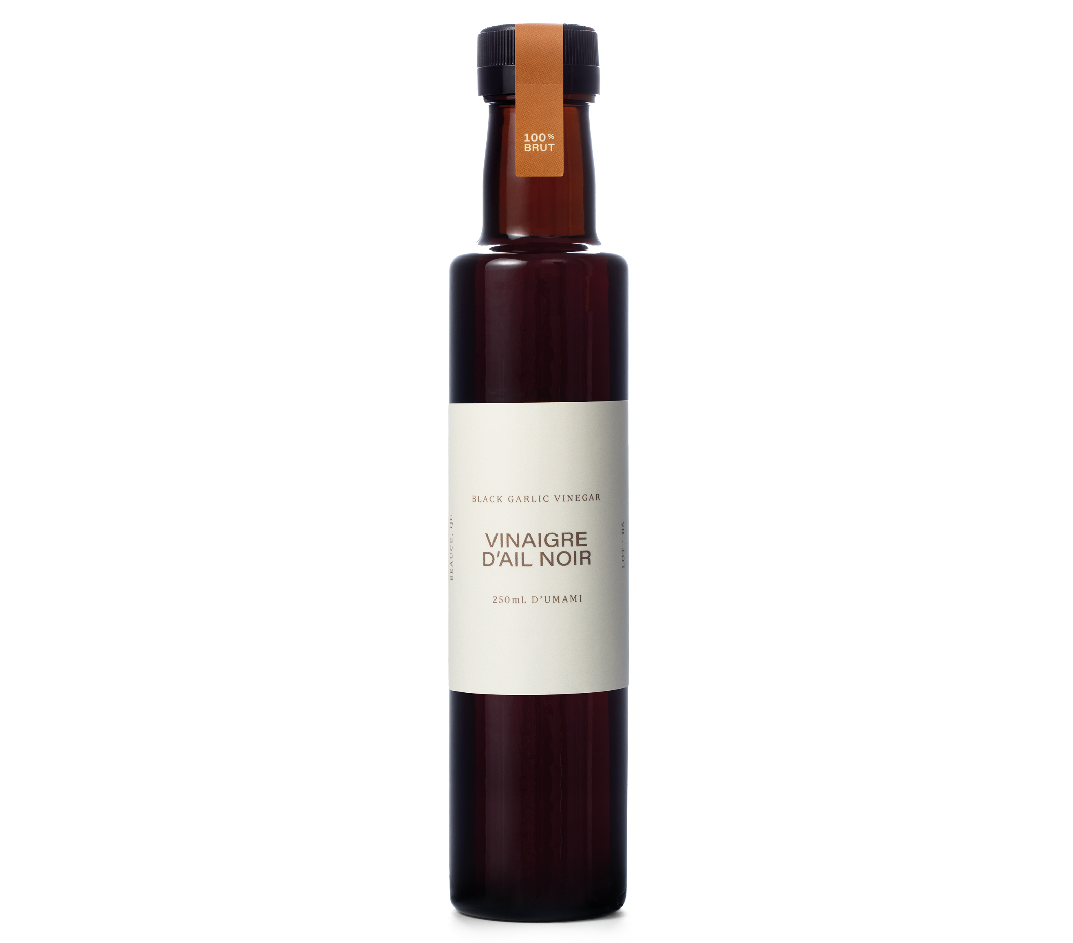 Vinaigre d'ail noir - La Terre du 9