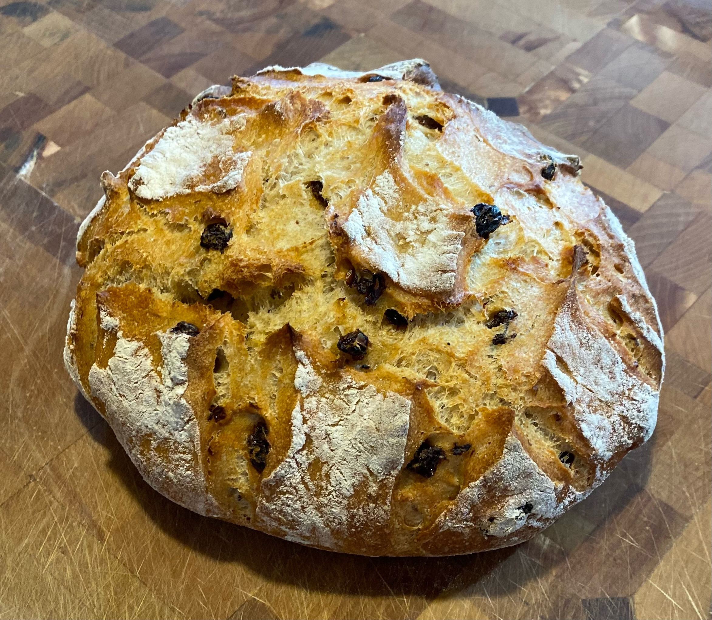 Le miel-raisin-noisettes