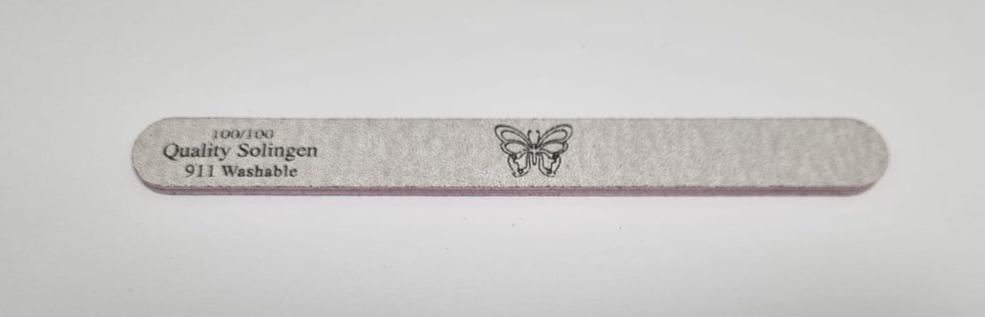 פצירה זברה | פרפר 100/100  פס ורוד  - ישרה