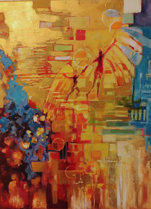 A Mother's Silent Prayer | Acrylic