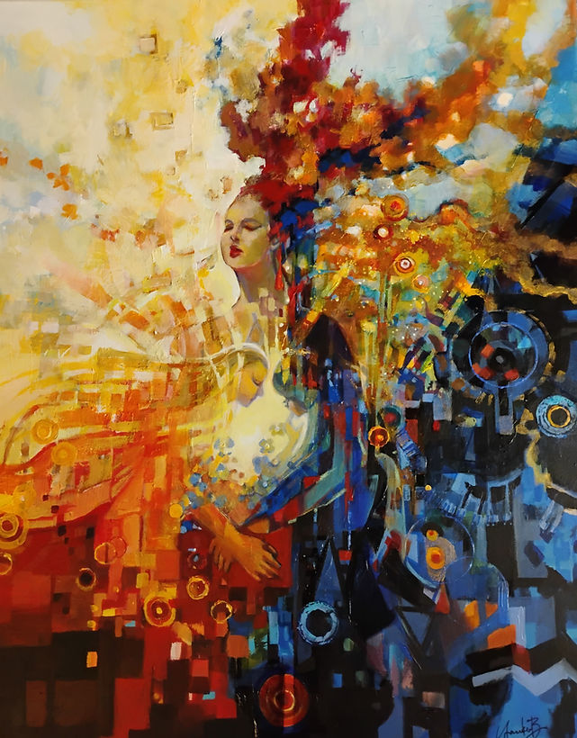 The Girl Who Became Whole | Acrylic