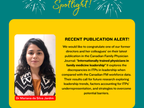 New Research Article Highlights Underrepresentation of ITPs in Family Medicine Relevant Leadership Roles