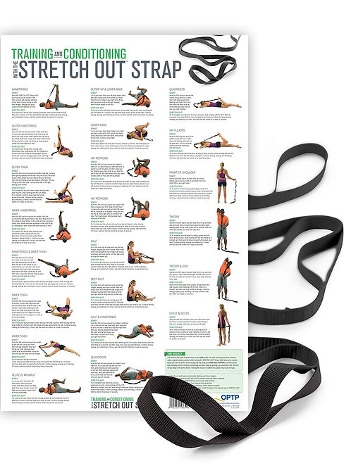 Original Stretch Out Strap With Exercise Poster By Optp Https Amzn To Original Stretch Out Strap With Exercise Poster By Optp Https Amzn To