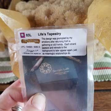 Thumbnail: Life's Tapestry Copper Bracelet Size XL