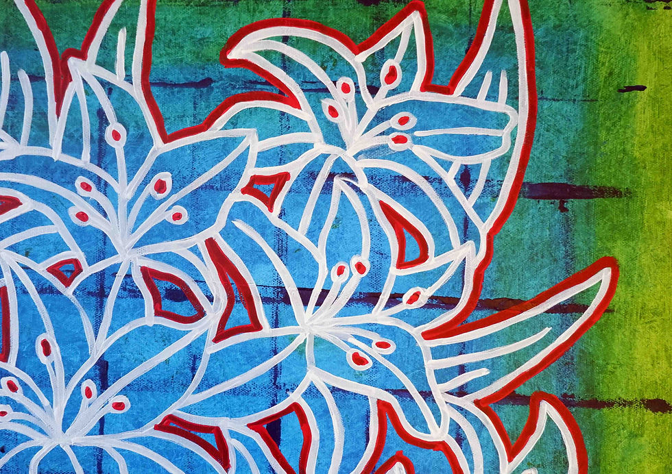 Thumbnail: The Lilies - Original Painting