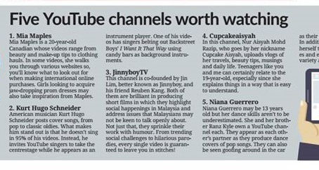 Five YouTube channels worth watching