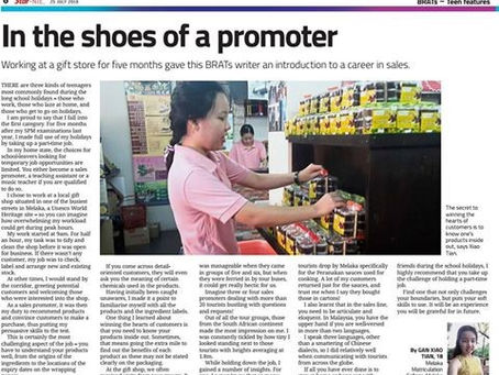 In the shoes of a promoter