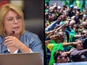Neusa presta solidariedade à vereadora Maria Teresa, que denunciou apologia nazista em SC