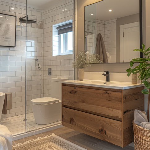 Budget-friendly bathroom materials for Palm Beach remodels, showcasing cost vs. quality