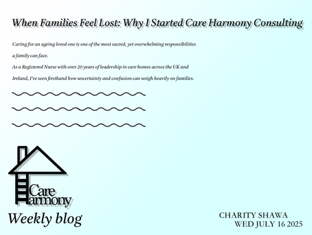 When Families Feel Lost: Why I Started Care Harmony Consulting