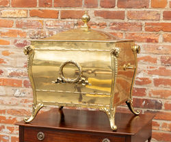 Regency Period Brass Scuttle