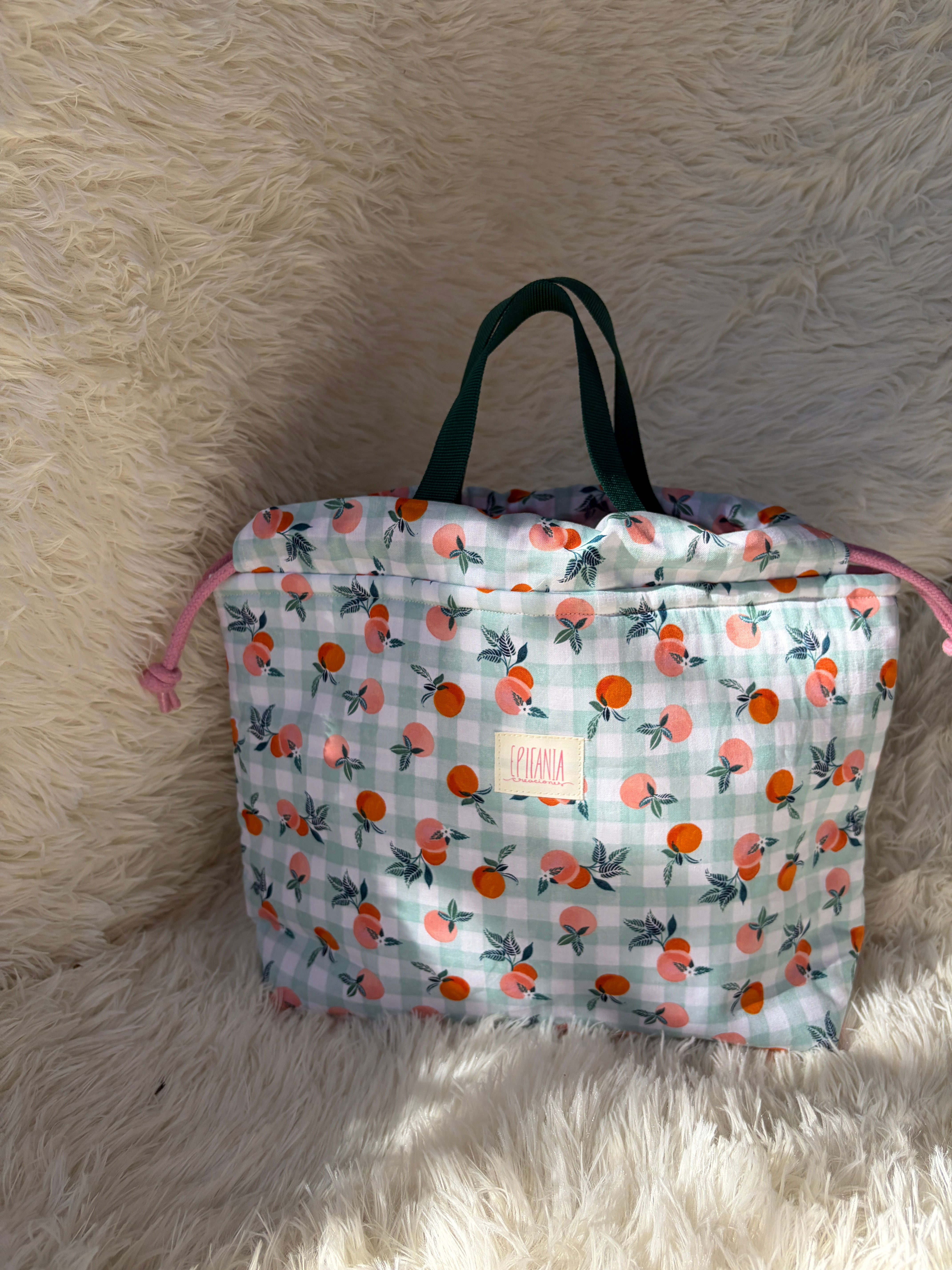 Bolso Tejedora - mandarinas