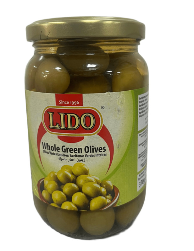 OLIVES VERTES ENTIERES LIDO 370ML