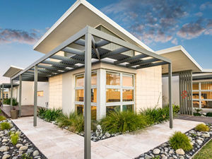 Medinah House Custom New Home Design by Distinct Innovations Contemporary New Home Pergola