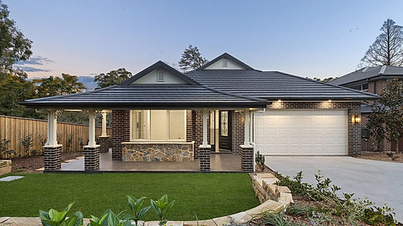 Malton Road I House, traditional dual occupancy home in Beecroft NSW