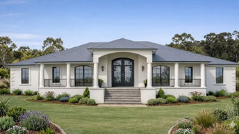 Taylors House Silverdale custom acreage home front elevation
