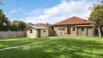 Before renovation view of the original rear of Salt Street House in Concord NSW