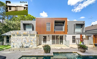 Castle Hill Extension Renovation to 1970s Home by Distinct Innovations BEFORE & AFTER