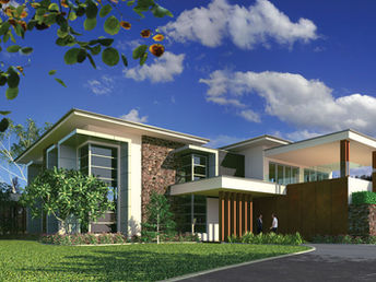 Terrace House 3d Model custom new home design by Distinct Innovations