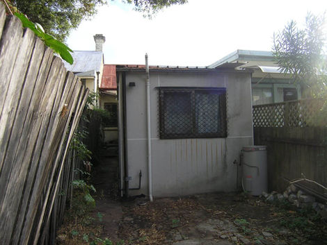inner-west heritage renovation on a restricted narrow site before renovation