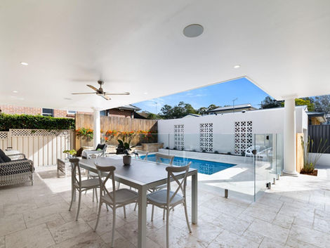 River Road Villa Extension Renovation Penrith Rear alfresco and Pool