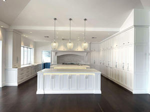 crawford creek house luxury new acerage home french provincial white kitchen double island
