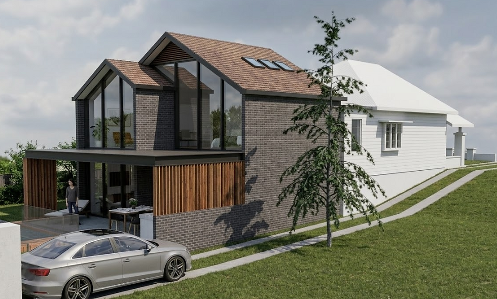 3D Model Imaging of Proposed Rear Extension to Creewood III Concord Approved DA by Distinct Innovations Building Design & Architectural Drafting