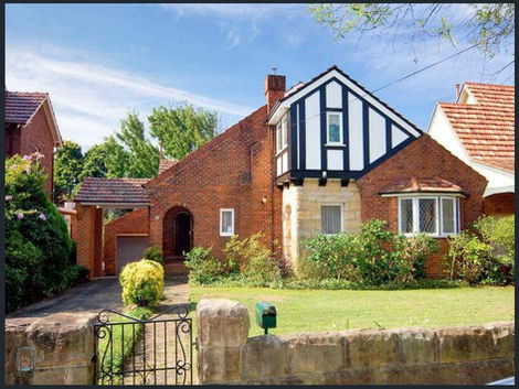 Strathfield House Rear Extension to Heritage Conservation Home Front facade original
