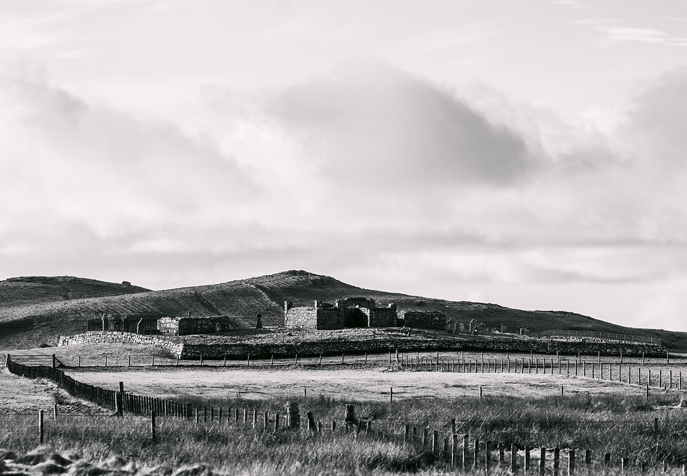 Orasaigh and the burial ground, South Uist