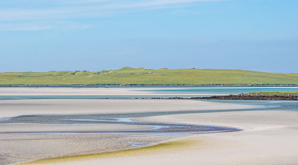 Vallay, North Uist, Outer Hebrides, low tide