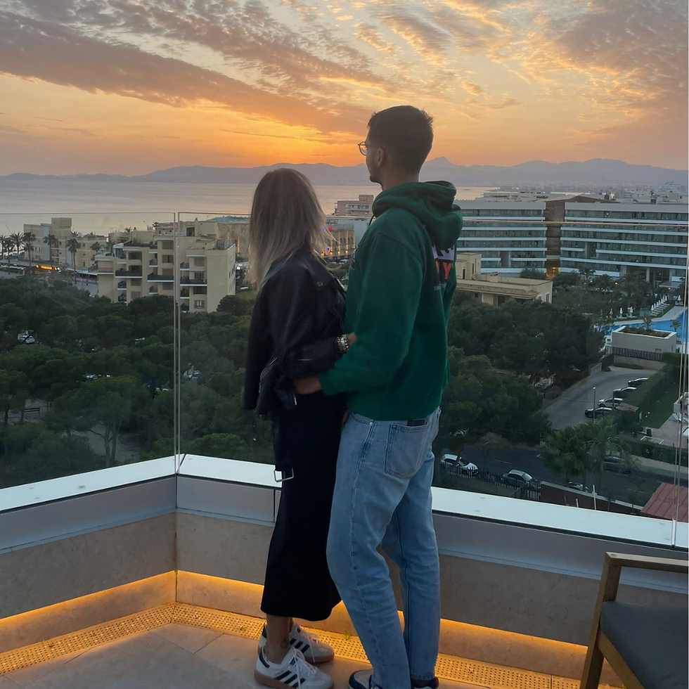 personen sonnenuntergang