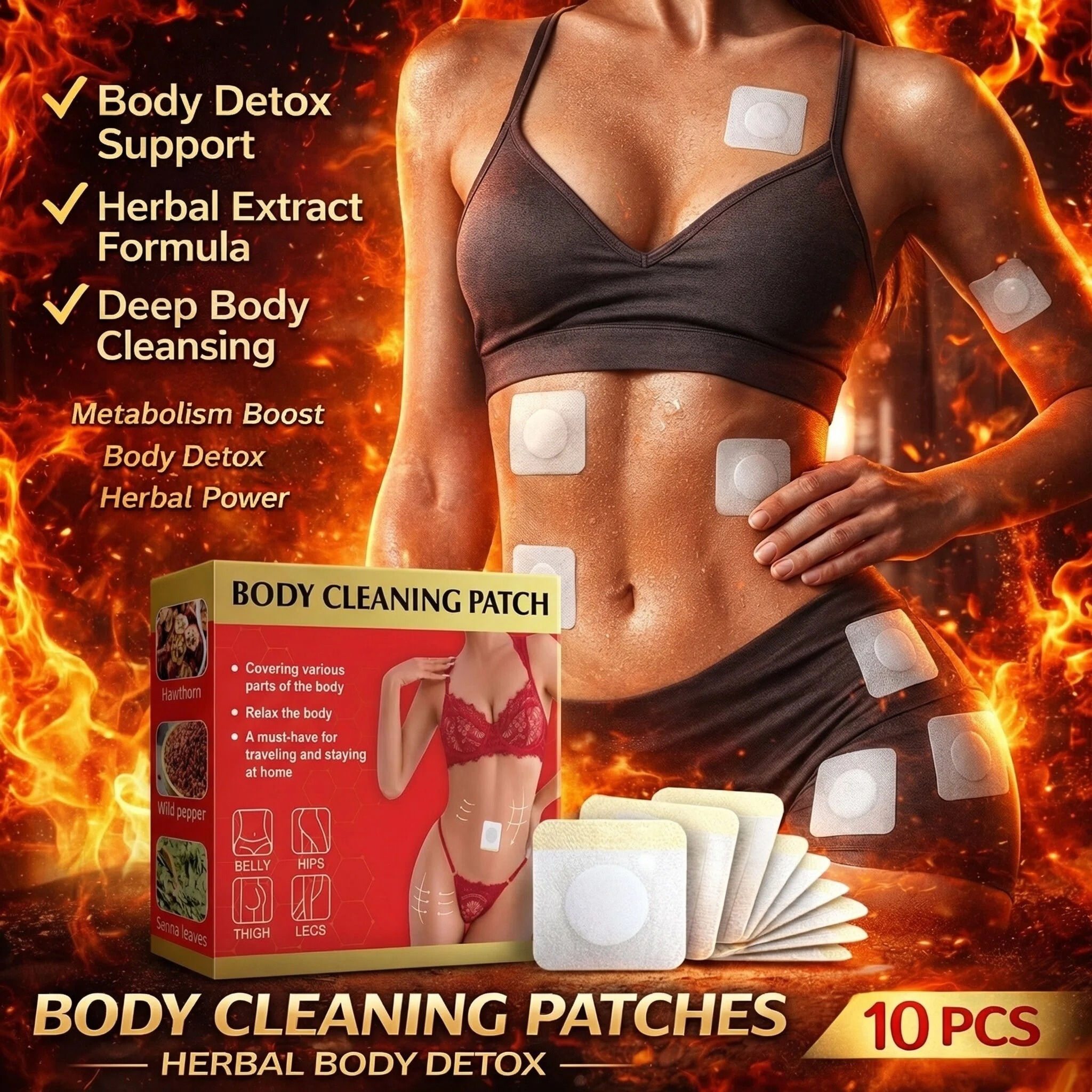 Iron District Herbal Wellness Patch – Daily Comfort & Wellness Support