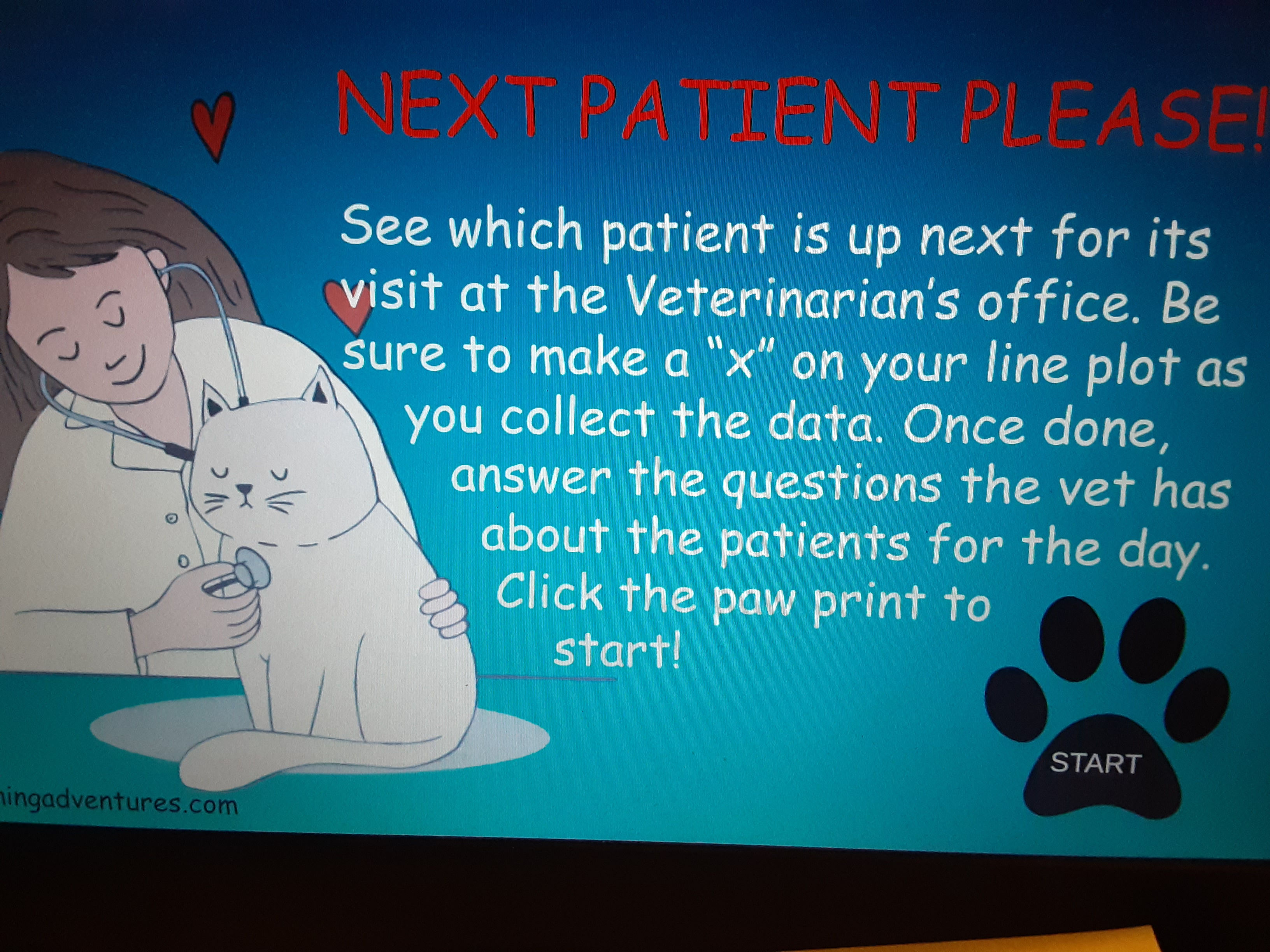 "Next Patient Please!" Math Activity