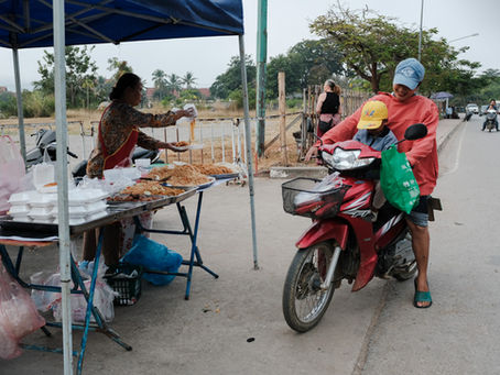 A Streetfood stall in Luang Prabang