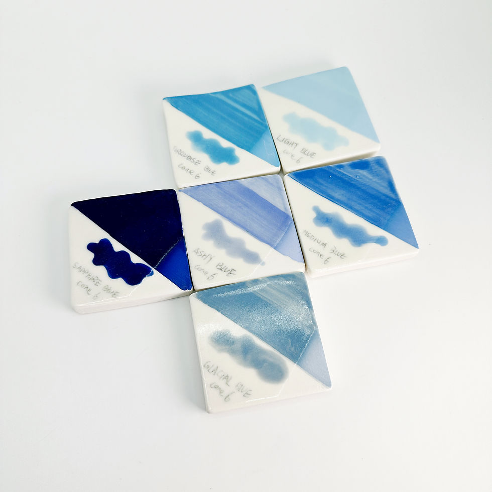 Thumbnail: YMCK Underglaze Medium Blue - B9 - 80ml 1180-1350c