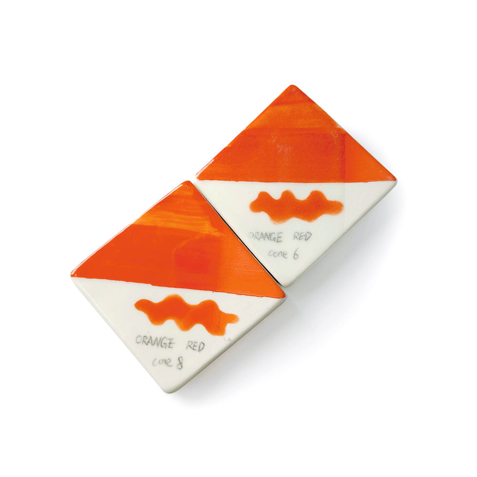 Thumbnail: YMCK Underglaze Orange Red - C5 - 80ml 1180-1320c