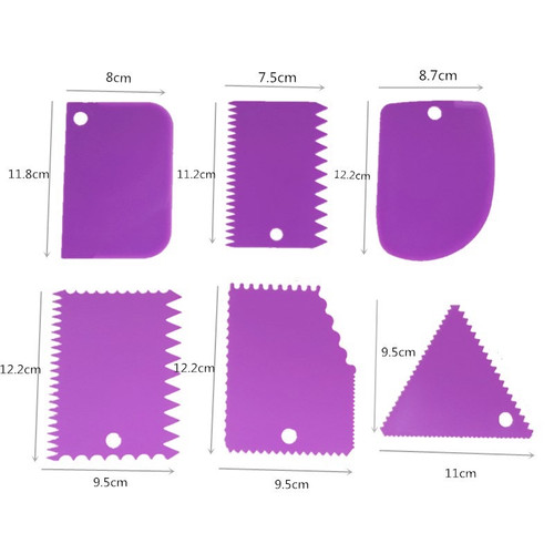 Mini Plastic Rib Decorating Ribs Plastic Set (of6) | Meet Ceramics