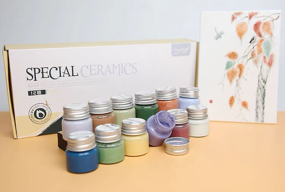 Underglaze Watercolour Painting Morandi Set (of 12) Meet Ceramics