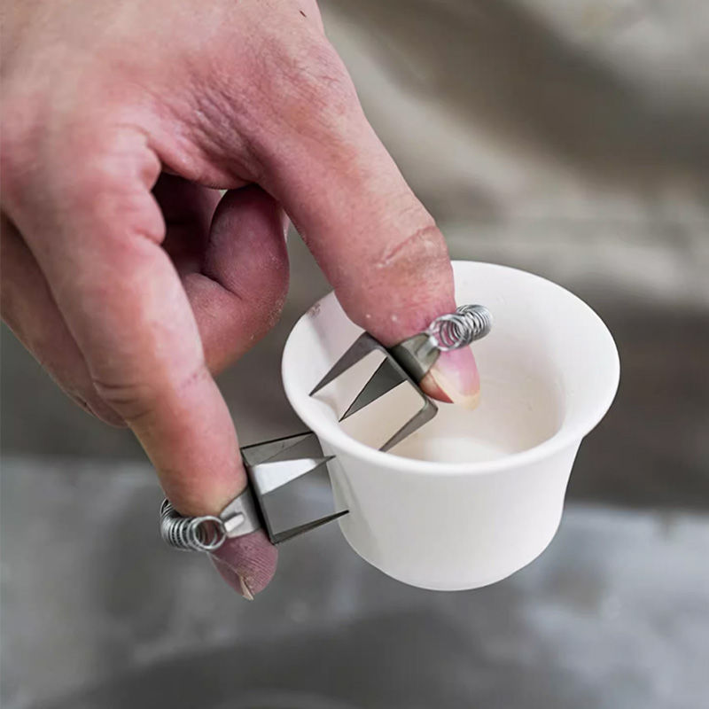 Thumbnail: Finger Grip Glazing Rings/Tongs