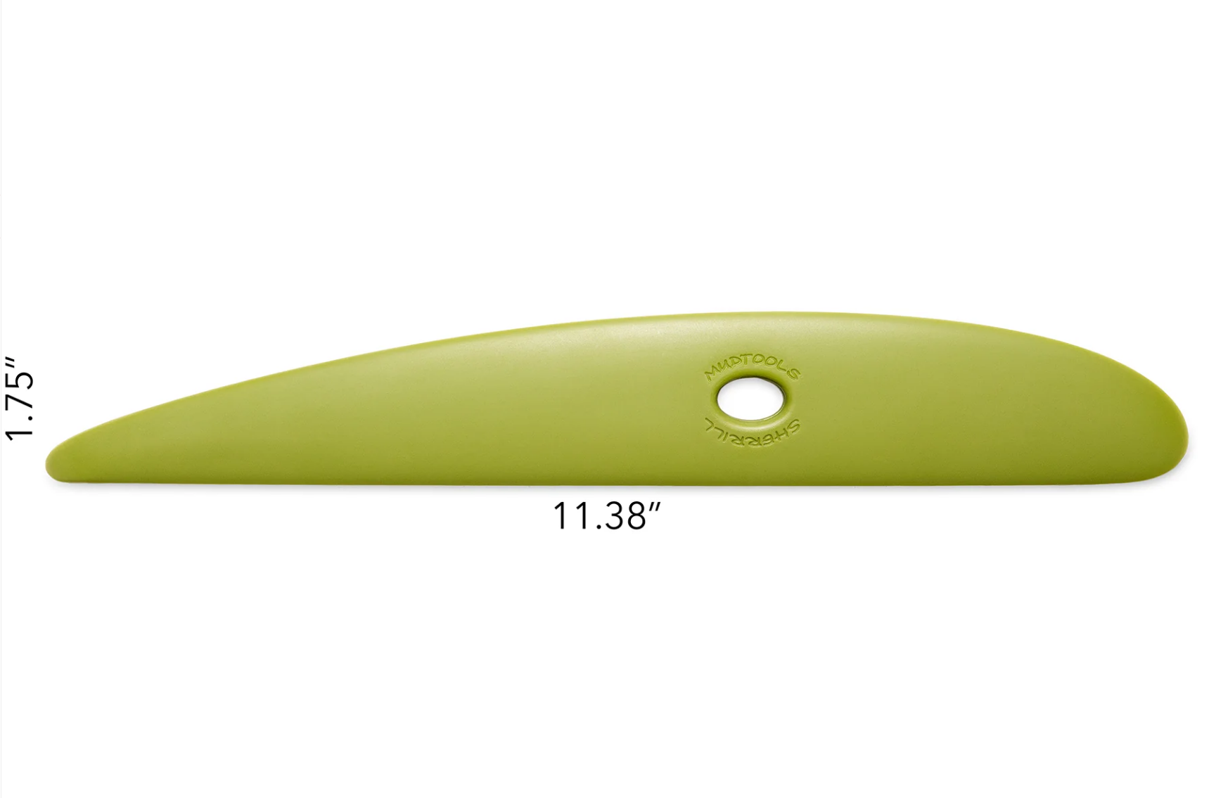 Mudtools Large Platter Polymer Rib - Green