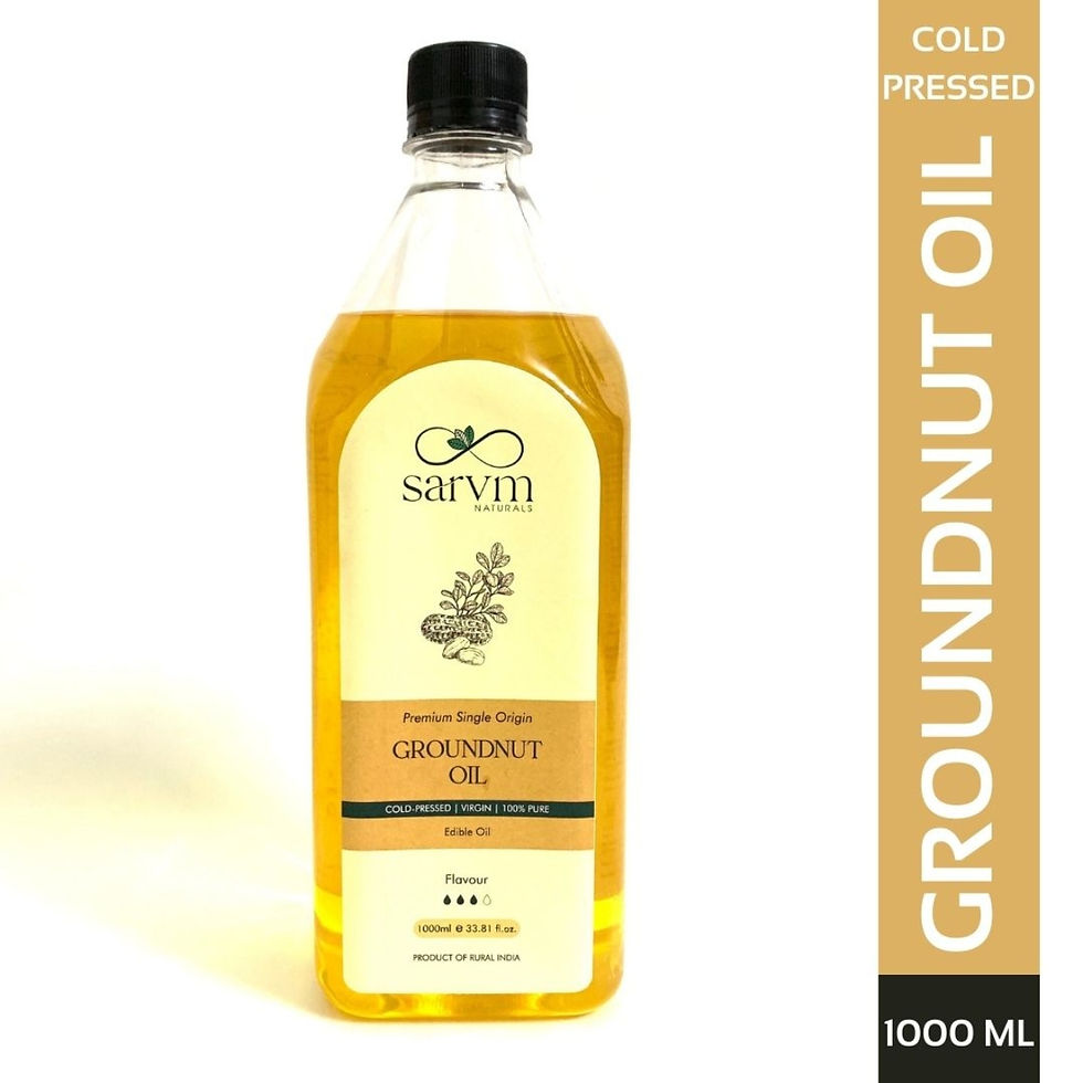 Pure groundnut oil