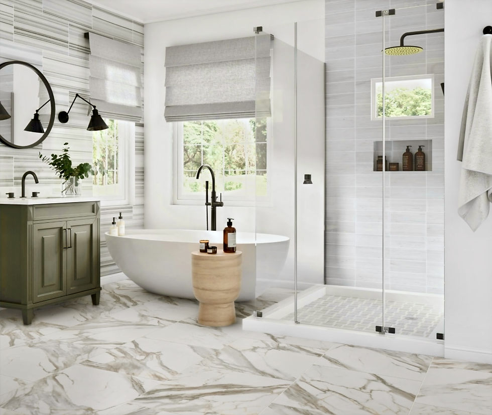 Highland Lakes masterbath renovation