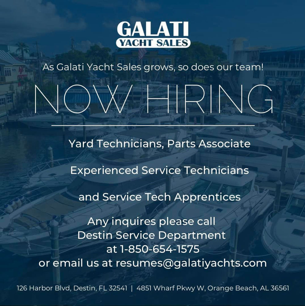 Galati Yacht Sales Destin Jobs