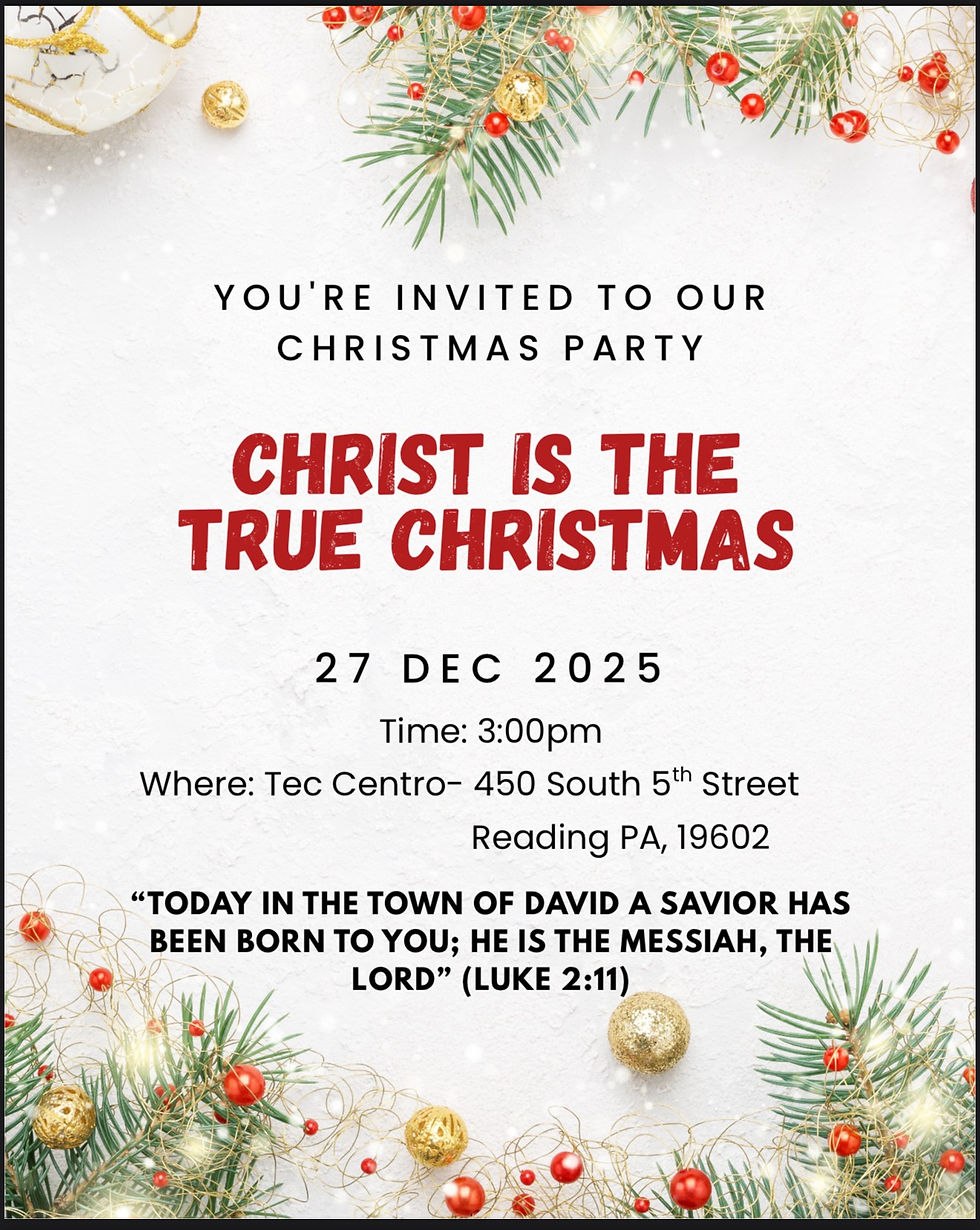 Ministerio Christmas Party