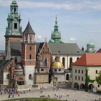 قلعة فافل الجزء التاريخ وسط البلد كراكوف بولندا