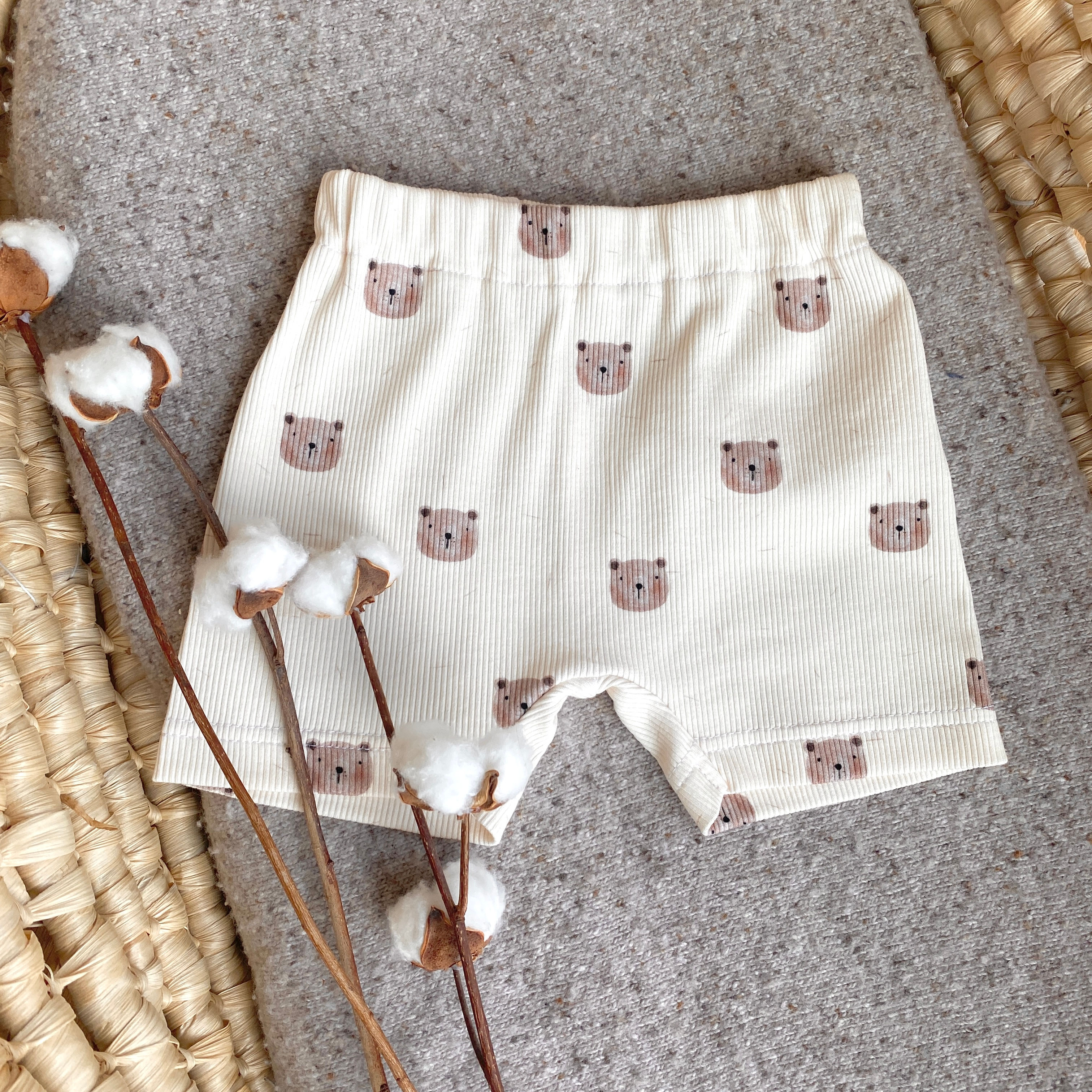 Kurze Shorts Bärli Ribjersey