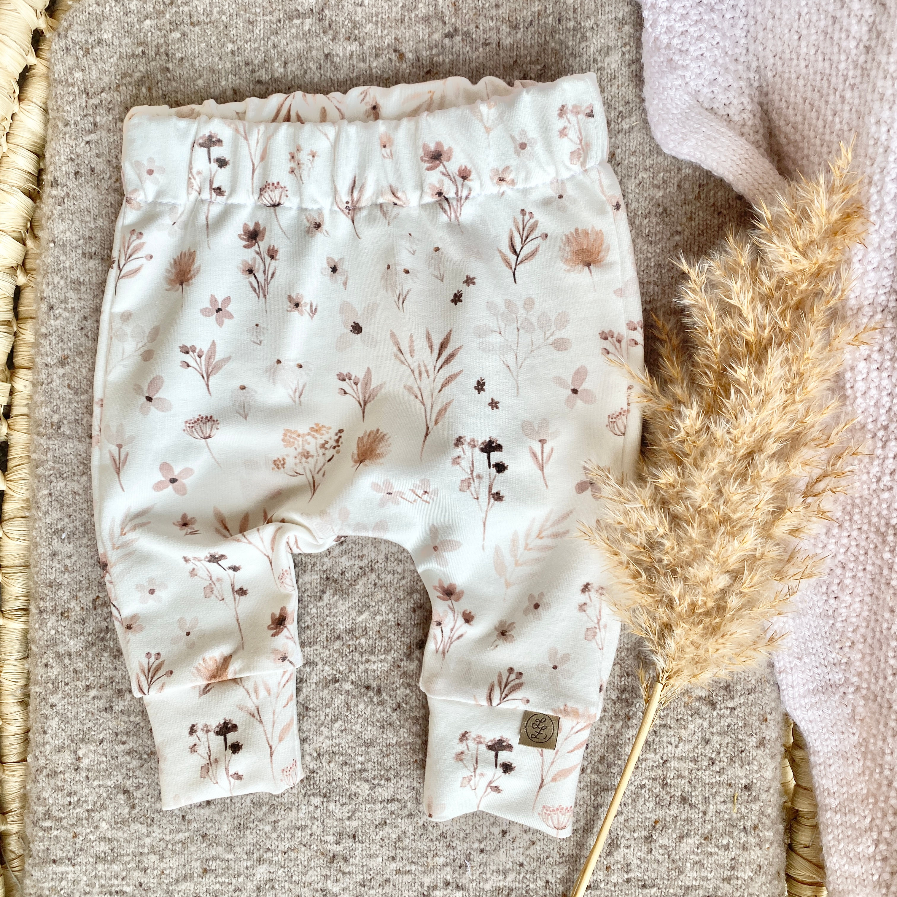 Hose Herbstblumen FrenchTerry